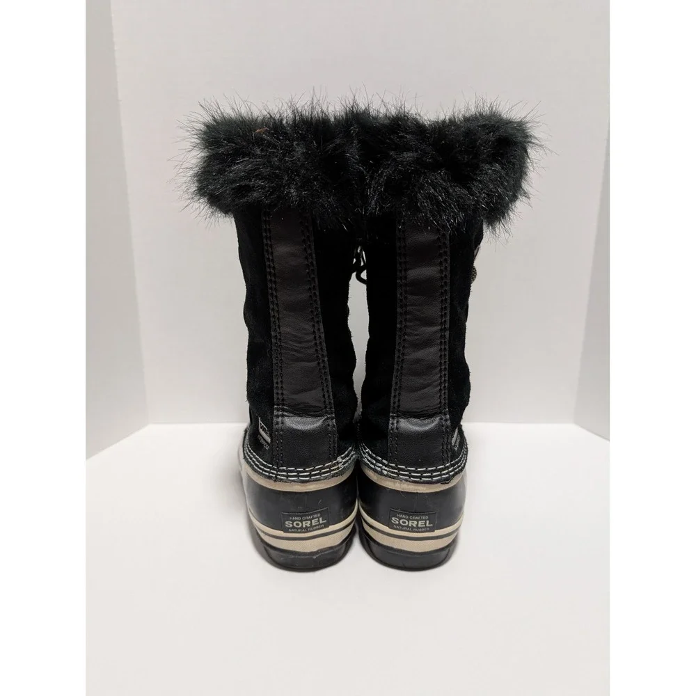 Sorel Women's Joan of Arctic Black‎ Waterproof Winter Snow Duck Boots Size 5